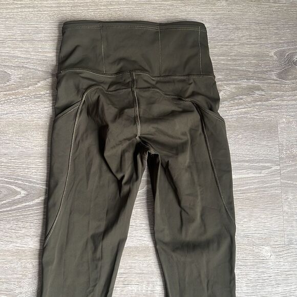 Lululemon 7/8 Tight II *Nulux 25" Dark Olive - Picture 5 of 12